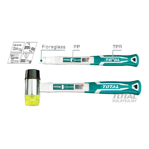 مطرقة دقماق توتال THT77406 ، مطاطي 40 مم