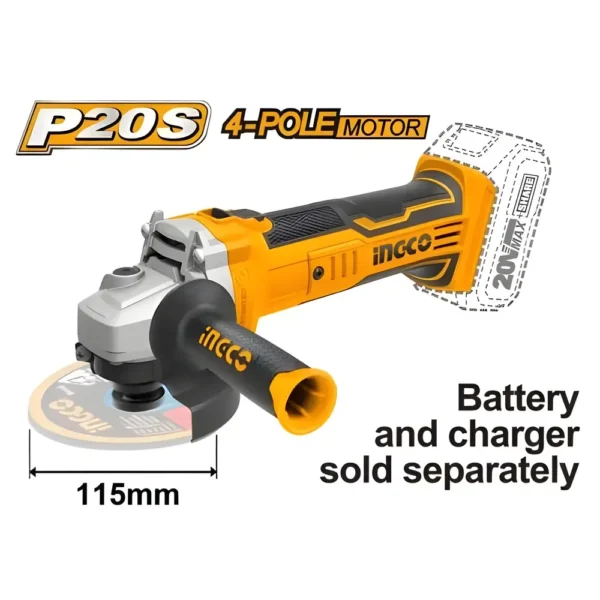 صاروخ قطعية انكو 4.5 بوصة، بدون بطارية وشاحن