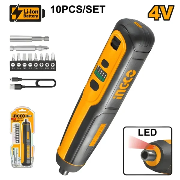 مفك بطارية انكو 4 فولت