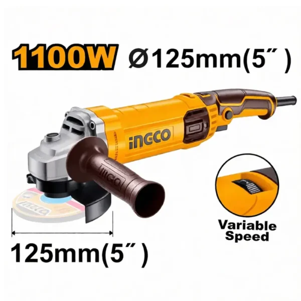 صاروخ قطعية انكو 5 بوصة 1100 وات، سرعة متغيرة