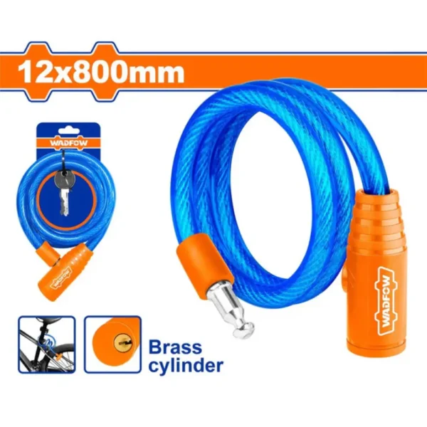 قفل دراجة وادفو 12×800 مم