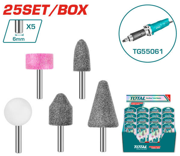 طقم اكسسوارات صاروخ اسطمبات توتال TAKB0502 ، (25 قطعة)