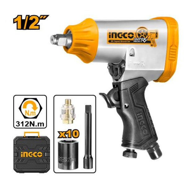 دريل هواء انكو AIW12312 ، نص بوصة سوبر سيلكت