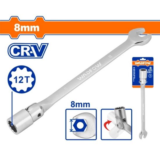مفتاح مفصلي وادفو WTH1E08، (8) مم، (لقمة - بلدي)