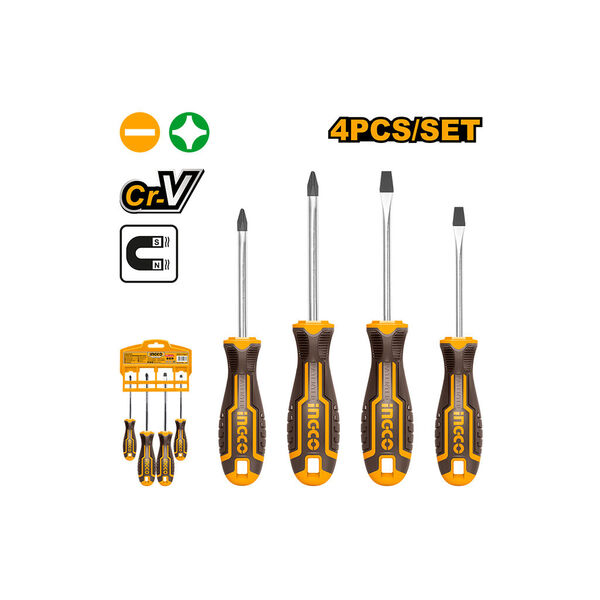طقم مفك كاوتش انكو HKSD0428، (4) قطع
