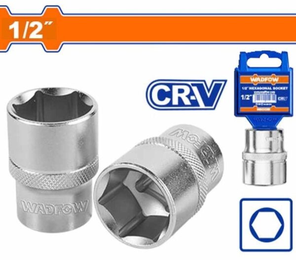 لقمة رباط سداسي وادفو WSC1232، (1/2)  بوصة، (32) مم