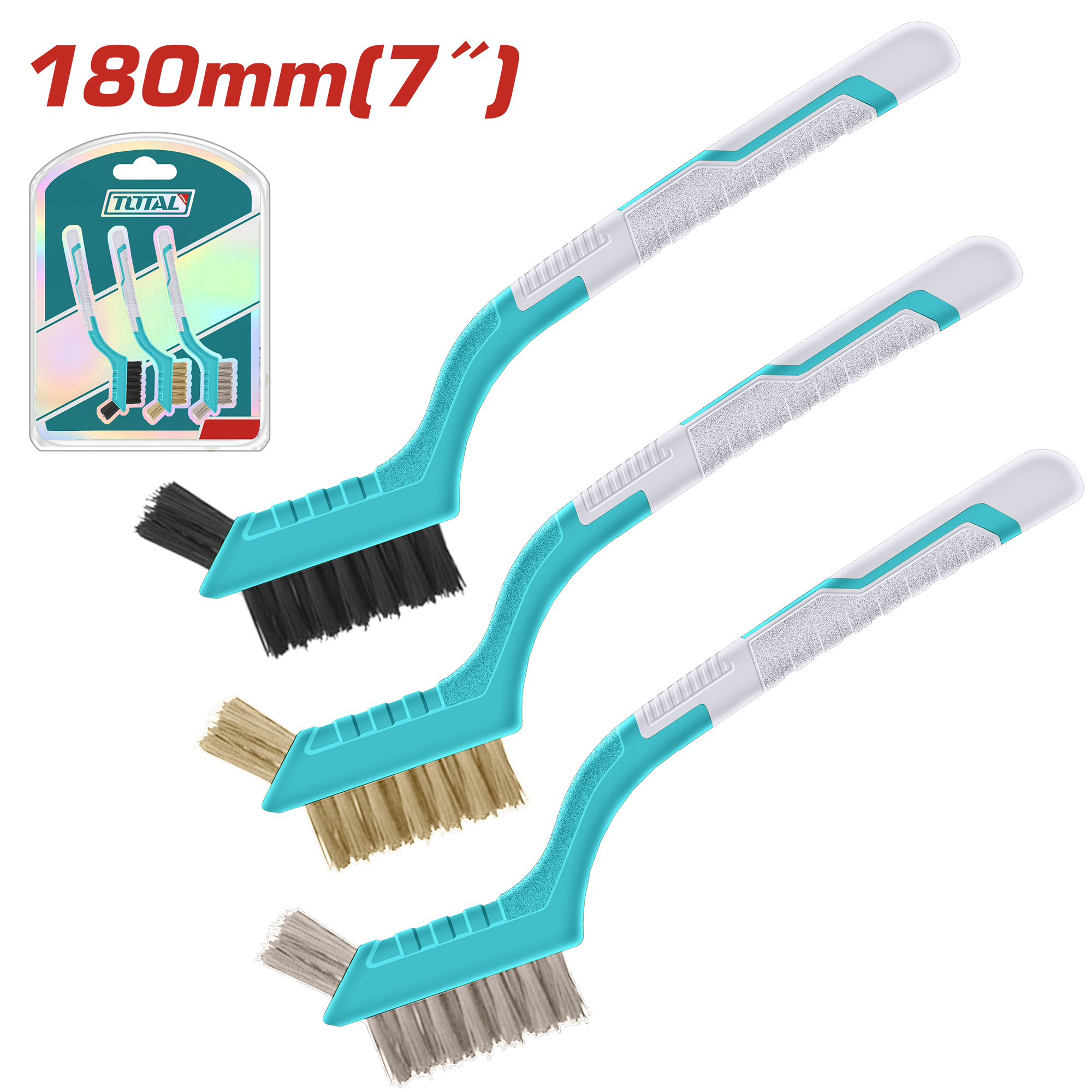 4514856708.png طقم فرش سلك توتال TAC38033، (7) بوصة، (3) قطع - الصورة 1