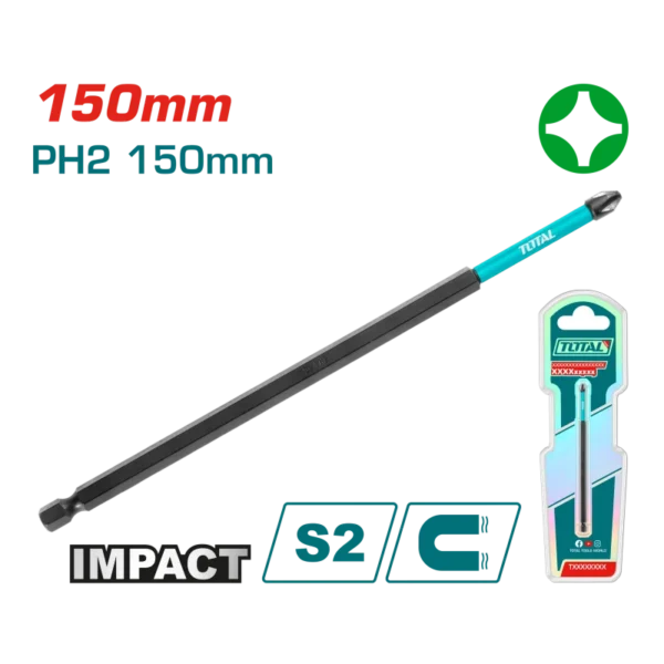 سن مفك صليبة توتال TACIM71PH2150، (15) سم