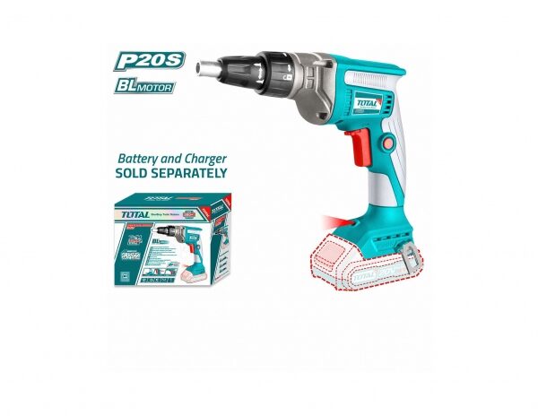 مثقاب جبس بورد/ خشب توتال TDSLI2042006، (20) فولت، بدون بطارية وشاحن