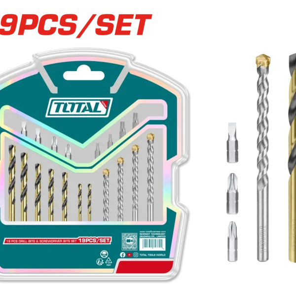 طقم بنط توتال TACSDB1901، (19) قطعة