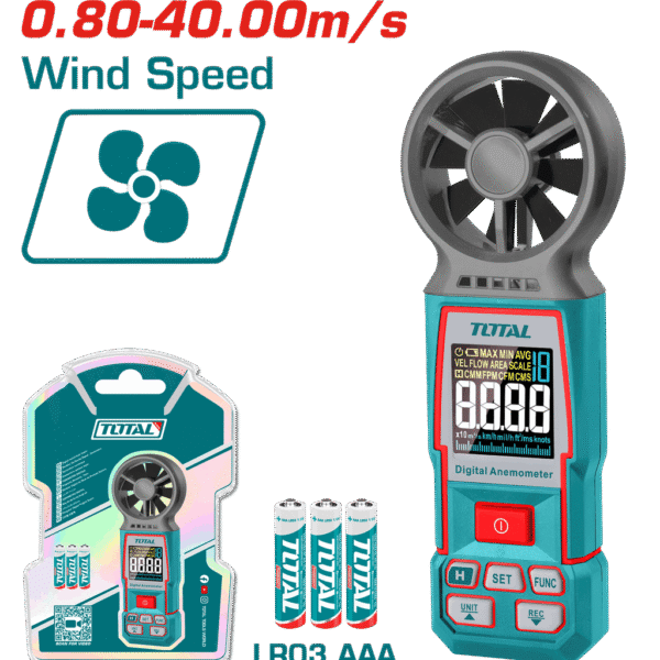 جهاز قياس  توتال TETAN031 ، سرعة الهواء