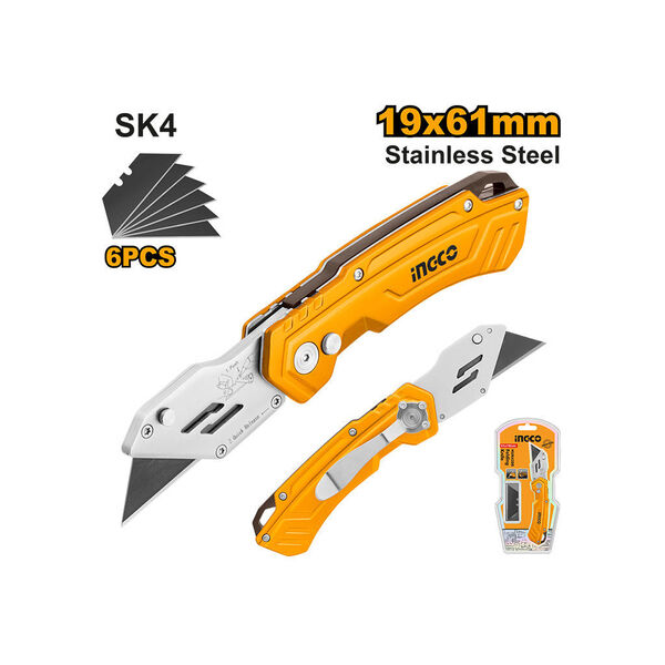 شفرة قطر انكو HUK6288، (19*61) مم، قابل للطي