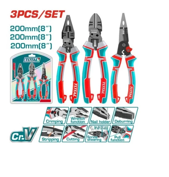 طقم بنس توتال THT2MK231 ، متعددة الوظائف 3 قطع