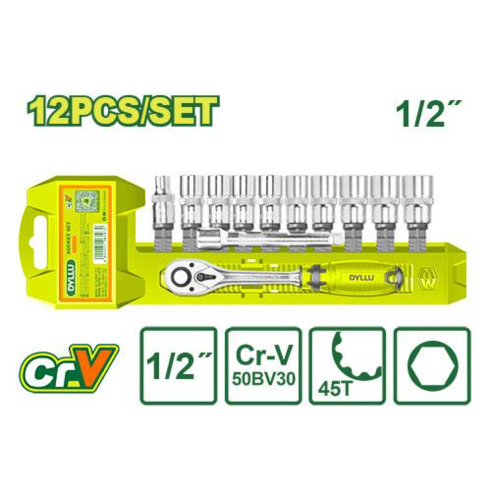 DTST2212_1024x1024.jpg طقم سيستم ديليو DTST2212 ، (1/2 بوصة) 12 قطعة - الصورة 1