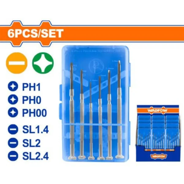 طقم مفك الكترونيات وادفو، 6 قطع